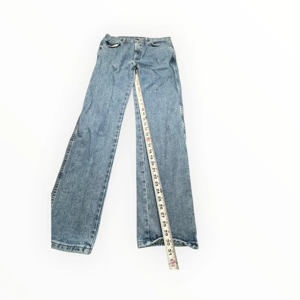 Wrangler Jeans Mens 32x31 Blue Straight Leg Denim High Rise‎ Classic 5-Pocket